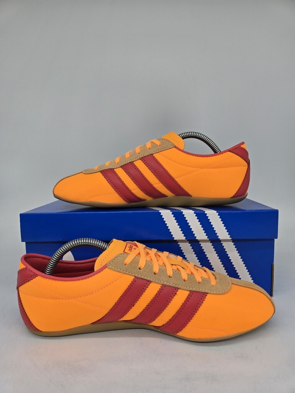 adidas Women's Tokyo IH3997 Lucid Tangerine Semi Lucid Red Gold Shoes Size 7.5 - Picture 6 of 8